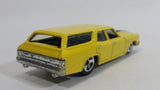 2009 Hot Wheels 1970 Chevrolet Chevelle SS Wagon Yellow Die Cast Toy Car Vehicle