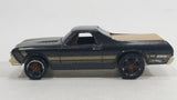 2011 Hot Wheels Muscle Mania 68 El Camino Black Die Cast Toy Muscle Car Vehicle