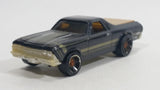 2011 Hot Wheels Muscle Mania 68 El Camino Black Die Cast Toy Muscle Car Vehicle