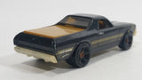 2011 Hot Wheels Muscle Mania 68 El Camino Black Die Cast Toy Muscle Car Vehicle