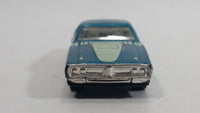 2011 Hot Wheels Muscle Mania '71 Dodge Charger Light Blue Die Cast Toy Muscle Car Vehicle