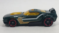 2016 Hot Wheels Fast Fish Metalflake Dark Green Die Cast Toy Race Car Vehicle