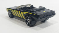 2008 Hot Wheels 1969 Chevrolet Camaro Convertible Black w/ Yellow Bee Die Cast Toy Car Vehicle