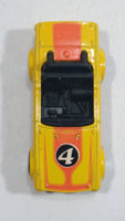 2011 Hot Wheels Track Stars Triumph TR6 Yellow #4 Die Cast Toy Race Car Vehicle