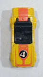 2011 Hot Wheels Track Stars Triumph TR6 Yellow #4 Die Cast Toy Race Car Vehicle