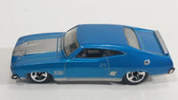 2010 Hot Wheels All Stars '73 Ford Falcon XB Metallic Blue Die Cast Toy Muscle Car Vehicle