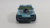 1990 Hot Wheels Blown Camaro Light Blue Turquoise Die Cast Toy Car Vehicle UH