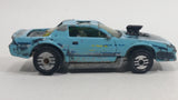 1990 Hot Wheels Blown Camaro Light Blue Turquoise Die Cast Toy Car Vehicle UH