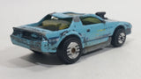 1990 Hot Wheels Blown Camaro Light Blue Turquoise Die Cast Toy Car Vehicle UH