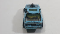 1990 Hot Wheels Blown Camaro Light Blue Turquoise Die Cast Toy Car Vehicle UH