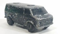 Vintage 1970 Lesney Matchbox Super Fast Chevy Van No. 68 Black Die Cast Toy Car Vehicle