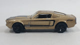 2011 Hot Wheels Muscle Mania '67 Shelby GT500 Metallic Gold Die Cast Toy Muscle Car Vehicle