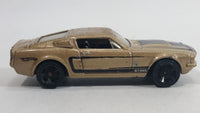 2011 Hot Wheels Muscle Mania '67 Shelby GT500 Metallic Gold Die Cast Toy Muscle Car Vehicle