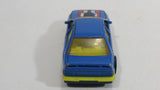 1991 Hot Wheels Peugeot 405 Blue #21 Die Cast Toy Car Vehicle