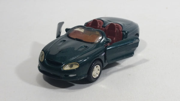 Motor Max Mustang Mach III Convertible 1/43 Scale Dark Green No. 4009 Die Cast Toy Car Vehicle with Opening Doors