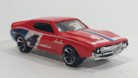 2010 Hot Wheels Muscle Mania AMC Javelin AMX Red Die Cast Toy Muscle Car Vehicle