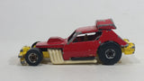 1982 Hot Wheels Greased Gremlin Red and Yellow Die Cast Toy Car Vehicle