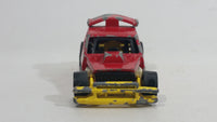 1982 Hot Wheels Greased Gremlin Red and Yellow Die Cast Toy Car Vehicle