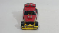 1982 Hot Wheels Greased Gremlin Red and Yellow Die Cast Toy Car Vehicle