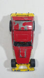 1982 Hot Wheels Greased Gremlin Red and Yellow Die Cast Toy Car Vehicle