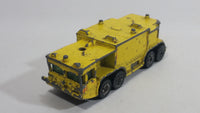 1981 Hot Wheels Workhorses Airport Rescue Yellow Fire Truck Die Cast Toy Car Firefighting Emergency Rescue Vehicle