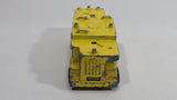 1981 Hot Wheels Workhorses Airport Rescue Yellow Fire Truck Die Cast Toy Car Firefighting Emergency Rescue Vehicle