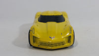 2010 Hot Wheels 2009 Corvette StingRay Concept Yellow Die Cast Toy Car Vehicle