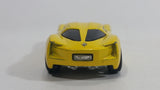 2010 Hot Wheels 2009 Corvette StingRay Concept Yellow Die Cast Toy Car Vehicle