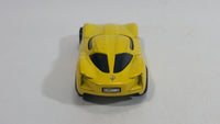 2010 Hot Wheels 2009 Corvette StingRay Concept Yellow Die Cast Toy Car Vehicle