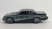 2011 Hot Wheels Buick Grand National Pennzoil Metallic Grey Die Cast Toy Car Vehicle