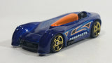 2015 Hot Wheels Monoposto Blue Die Cast Toy Car Vehicle