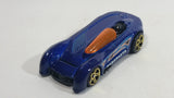 2015 Hot Wheels Monoposto Blue Die Cast Toy Car Vehicle