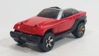 1999 Hot Wheels First Editions Jeep Jeepster Red Die Cast Toy Car Vehicle