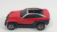 1999 Hot Wheels First Editions Jeep Jeepster Red Die Cast Toy Car Vehicle