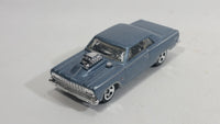 2012 Hot Wheels '64 Chevelle SS Metalflake Steel Blue Die Cast Toy Muscle Car Vehicle