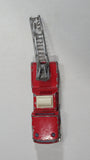 Vintage Majorette Pompier Fire Ladder Truck No. 207 Red 1/100 Scale Die Cast Toy Car Firefighting Rescue Emergency Vehicle