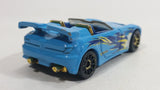 2010 Hot Wheels Hot Tunerz Tantrum Light Blue Die Cast Toy Car Vehicle