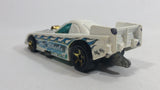 2010 Hot Wheels HW Racing Mustang Funny Car Metallic White Die Cast Toy Race Car Vehicle