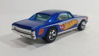 2011 Hot Wheels HW Racing '67 Chevelle SS 396 Metalflake Blue Die Cast Toy Muscle Car Vehicle