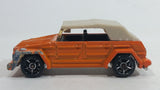 2014 Hot Wheels Volkswagen Type 181 Orange Die Cast Toy Car Vehicle