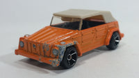 2014 Hot Wheels Volkswagen Type 181 Orange Die Cast Toy Car Vehicle