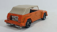 2014 Hot Wheels Volkswagen Type 181 Orange Die Cast Toy Car Vehicle