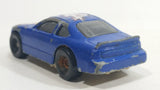 2000 Hot Wheels Racer Nascar #44 7/20 Blue Die Cast Toy Race Car Vehicle McDonald's Happy Meal