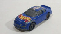 2000 Hot Wheels Racer Nascar #44 7/20 Blue Die Cast Toy Race Car Vehicle McDonald's Happy Meal