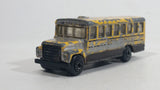 1985-1995 Matchbox School Bus District 2 Yellow Die Cast Toy Car Vehicle