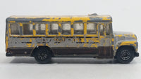 1985-1995 Matchbox School Bus District 2 Yellow Die Cast Toy Car Vehicle