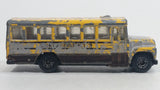 1985-1995 Matchbox School Bus District 2 Yellow Die Cast Toy Car Vehicle