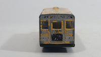 1985-1995 Matchbox School Bus District 2 Yellow Die Cast Toy Car Vehicle