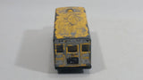 1985-1995 Matchbox School Bus District 2 Yellow Die Cast Toy Car Vehicle