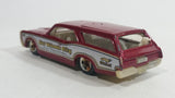 2010 Hot Wheels City Works Custom '66 GTO Wagon Fire Department Dark Red and White Die Cast Toy Car Vehicle